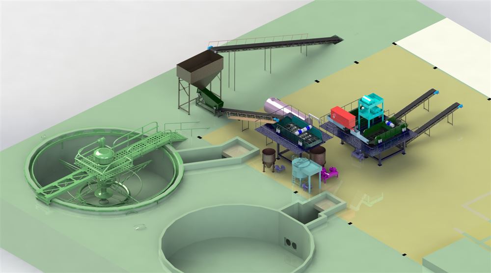 Coal Washing Acan Machine