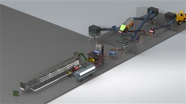 Charcoal Crushing Classification and Briquetting